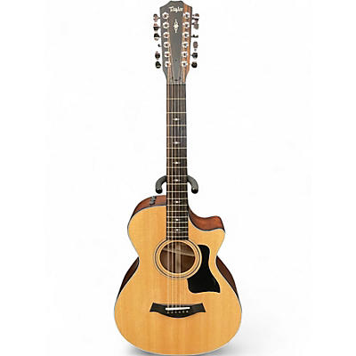 Used Taylor 352CE20109 Natural 12 String Acoustic Electric Guitar
