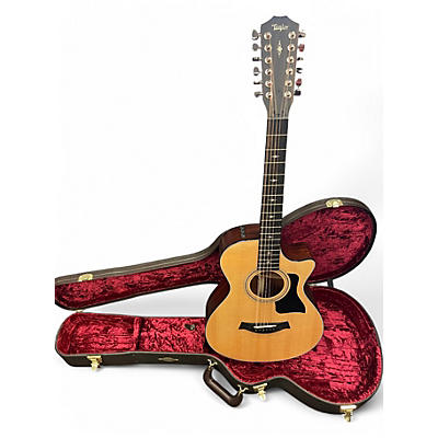Used Taylor 352ce Grand Concert Natural 12 String Acoustic Electric Guitar