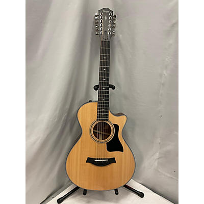 Taylor Used Taylor 352ce Natural 12 String Acoustic Electric Guitar