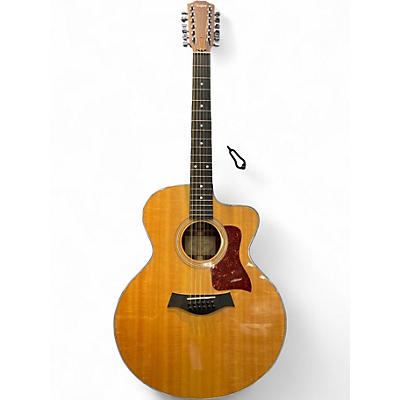 Used Taylor 355CE 12 String Natural 12 String Acoustic Electric Guitar