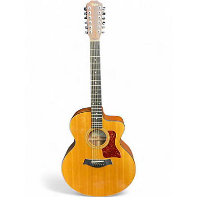 Used Taylor 355CE Natural 12 String Acoustic Electric Guitar