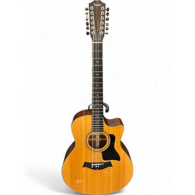 Used Taylor 356CE Natural 12 String Acoustic Electric Guitar