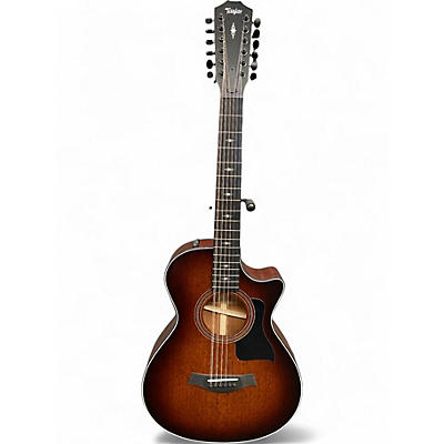 Used Taylor  362CE Shaded Edge Burst 12 String Acoustic Electric Guitar