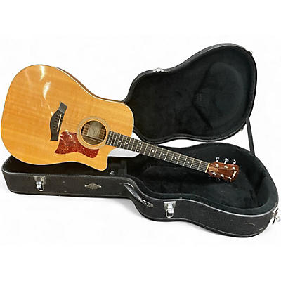 Used Taylor 410CE Natural Acoustic Electric Guitar