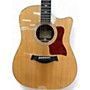 Used Taylor 410CE Natural Acoustic Electric Guitar Natural