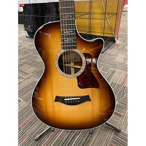 Taylor Used Taylor 412CE-LTD Shaded Edge Burst Acoustic Electric Guitar shaded edge burst