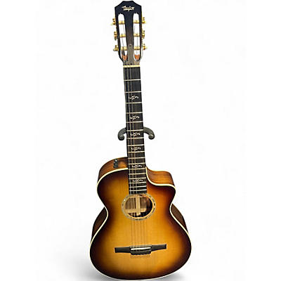 Used Taylor 412CE-NR Brown Sunburst Classical Acoustic Electric Guitar