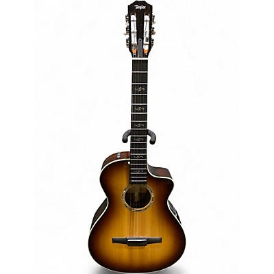 Used Taylor 412ce nr sunburst Classical Acoustic Electric Guitar