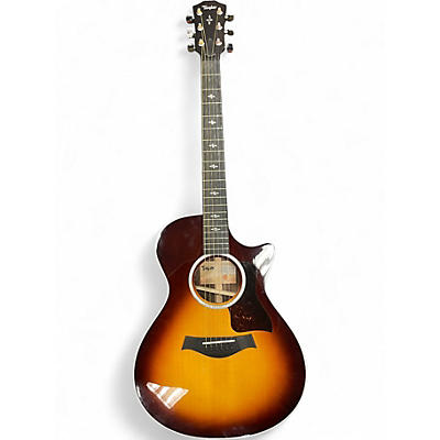 Used Taylor 412ceR Burst Acoustic Electric Guitar