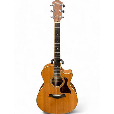 Taylor Used Taylor 414CE Amber Acoustic Electric Guitar