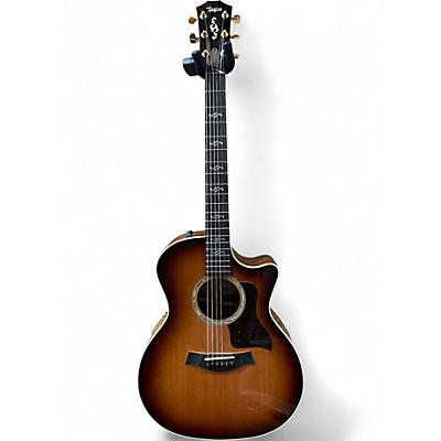 Used Taylor 414CE CUSTOM BOURBON BURST Acoustic Electric Guitar