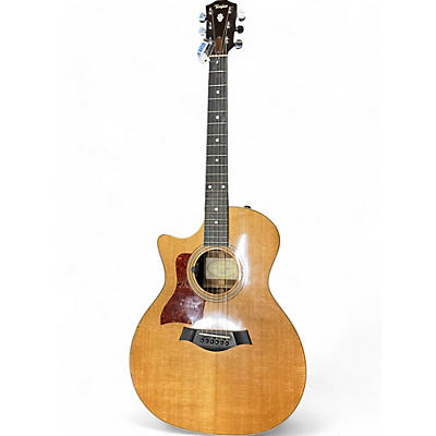 Taylor Used Taylor 414CE Left Handed Natural Acoustic Electric Guitar