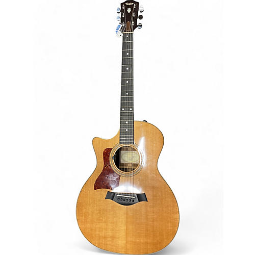 Taylor Used Taylor 414CE Left Handed Natural Acoustic Electric Guitar Natural