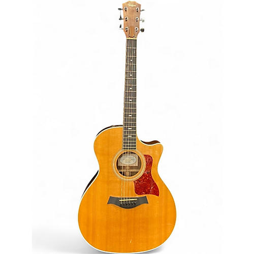 Used Taylor 414CE Mahogany Acoustic Electric Guitar Mahogany