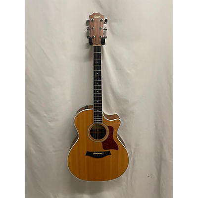 Taylor Used Taylor 414CE Natural Acoustic Electric Guitar