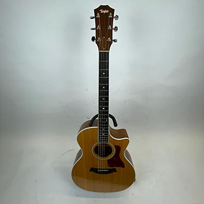 Taylor Used Taylor 414CE Natural Acoustic Electric Guitar