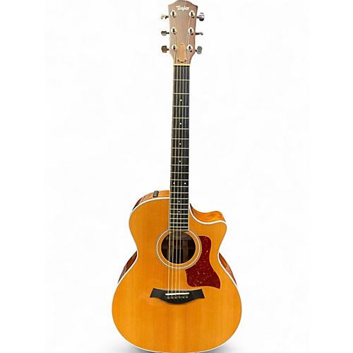 Used Taylor 414CE Natural Acoustic Electric Guitar Natural