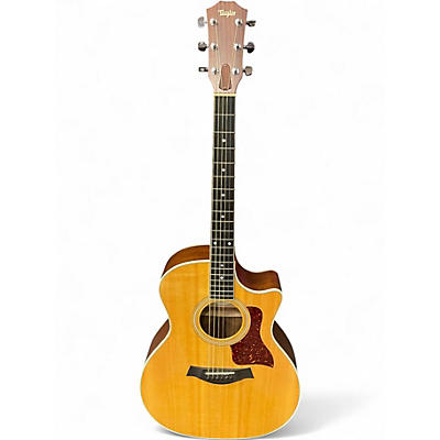 Used Taylor 414CE Natural Acoustic Electric Guitar