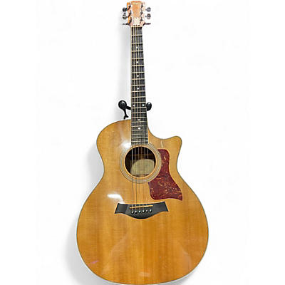 Used Taylor 414CE Natural Acoustic Electric Guitar