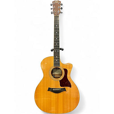 Used Taylor 414CE Natural Acoustic Electric Guitar
