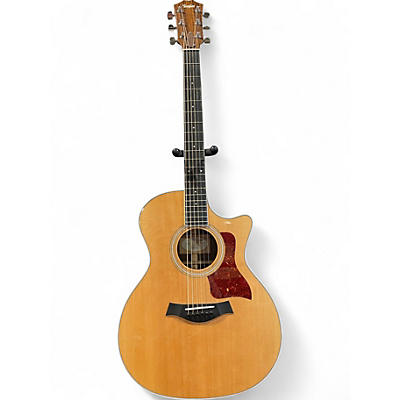 Used Taylor 414CE Natural Acoustic Electric Guitar