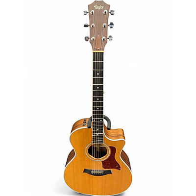 Used Taylor 414CE Natural Acoustic Electric Guitar