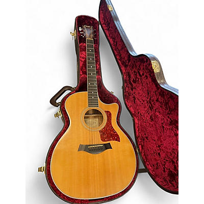 Used Taylor 414CE Natural Acoustic Electric Guitar