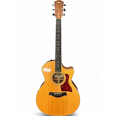 Used Taylor 414CE Natural Acoustic Electric Guitar