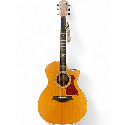 Used Taylor 414CE Natural Acoustic Electric Guitar