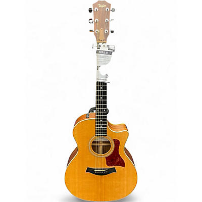 Used Taylor 414CE Natural Acoustic Electric Guitar