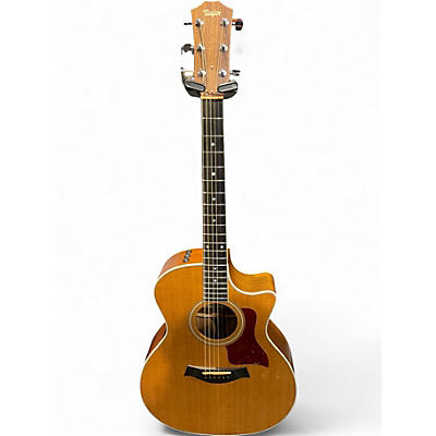 Used Taylor 414CE Natural Acoustic Electric Guitar