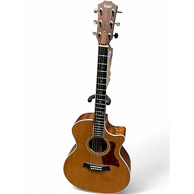 Used Taylor 414CE Natural Acoustic Electric Guitar