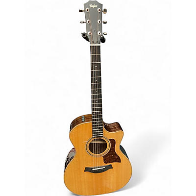 Used Taylor 414CE Studio Natural Acoustic Electric Guitar