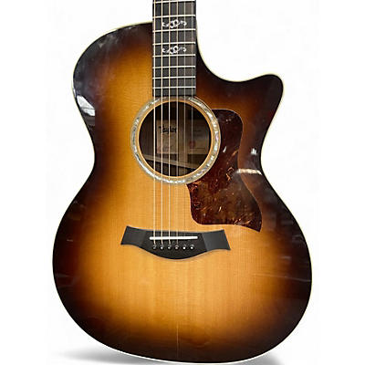 Used Taylor 414CE Tobacco Burst Acoustic Electric Guitar