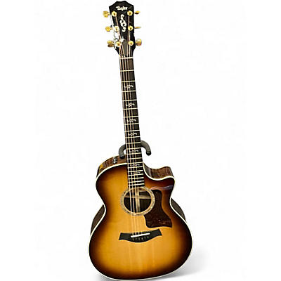 Used Taylor 414CE V-Class 2 Tone Sunburst Acoustic Electric Guitar