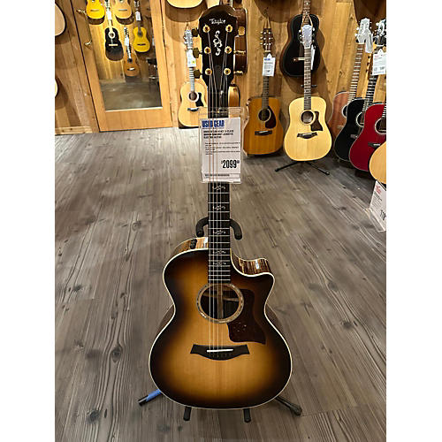 Taylor Used Taylor 414CE V-Class Brown Sunburst Acoustic Electric Guitar Brown Sunburst