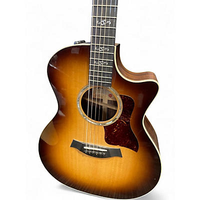 Used Taylor 414CE V-Class Vintage Natural Acoustic Electric Guitar