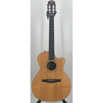 Taylor Used Taylor 414CEN Natural Classical Acoustic Electric Guitar