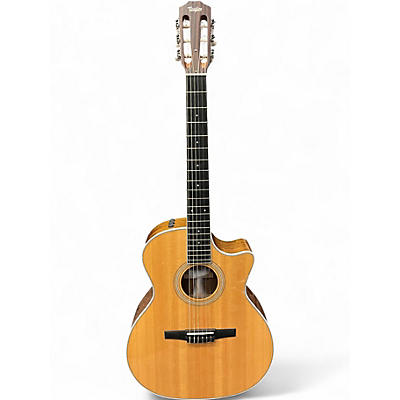Used Taylor 414CEN Natural Classical Acoustic Electric Guitar