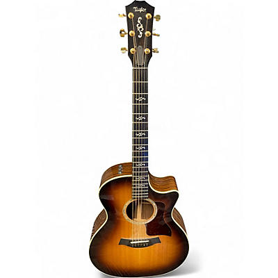 Used Taylor 414CER V-Class 2 Color Sunburst Acoustic Electric Guitar