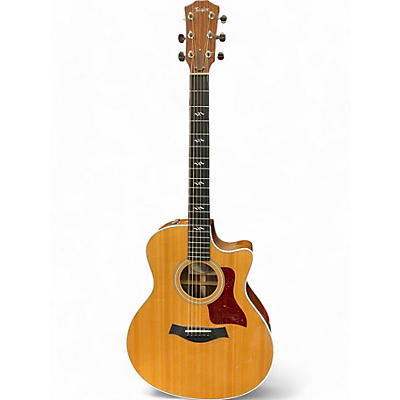 Taylor Used Taylor 416CE Natural Acoustic Electric Guitar