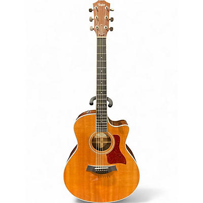 Used Taylor 416CE-R Natural Acoustic Electric Guitar