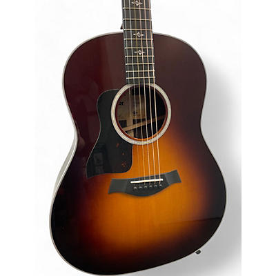 Used Taylor 417e-R Left Handed Tobacco Sunburst Acoustic Electric Guitar