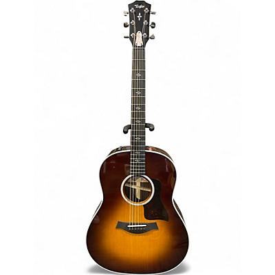 Used Taylor 417e-R Tobacco Sunburst Acoustic Guitar