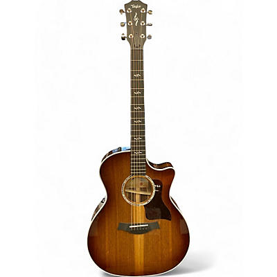 Taylor Used Taylor 424CE Walnut Special Edition Shaded Edge Burst Acoustic Electric Guitar