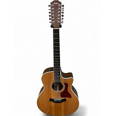 Used Taylor 456CE FALL LIMITED Natural 12 String Acoustic Electric Guitar