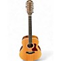 Used Taylor 458e Natural 12 String Acoustic Electric Guitar Natural