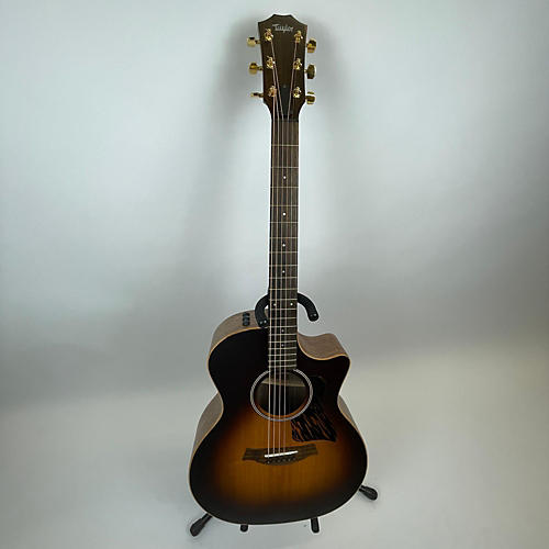 Taylor Used Taylor 50th Anniversary Ad14 Ce Faded Tobacco Acoustic Electric Guitar Faded Tobacco