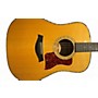 Used Taylor 510-aB 25th anniversary Natural Acoustic Guitar Natural