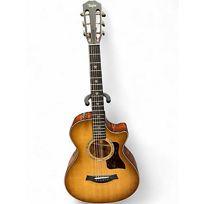 Used Taylor 512 12-Fret Sunburst Acoustic Guitar